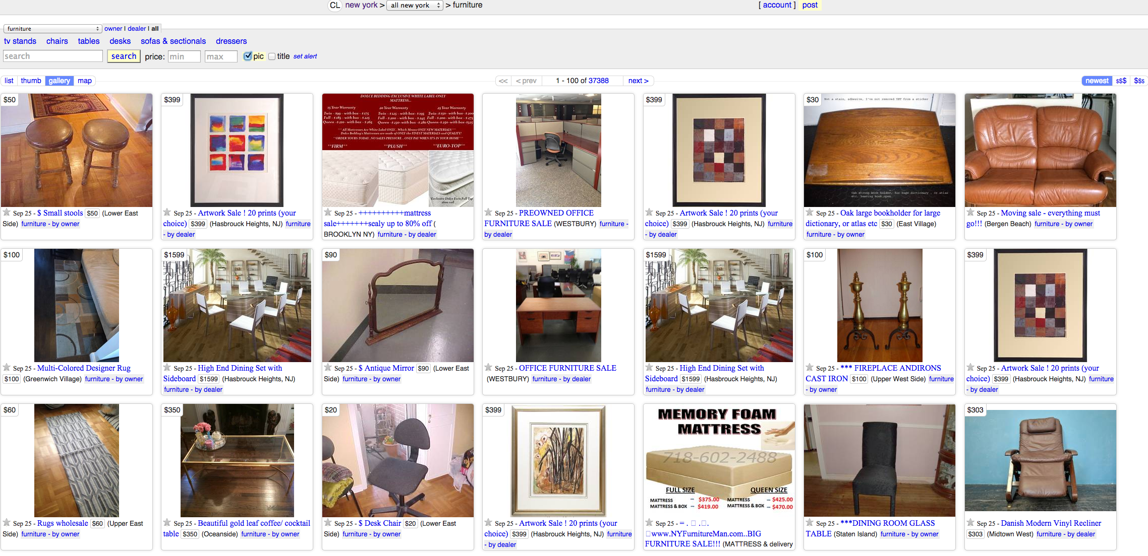 Navigate Craigslist's furniture classifieds like a pro